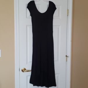 Hi-Lo black dress